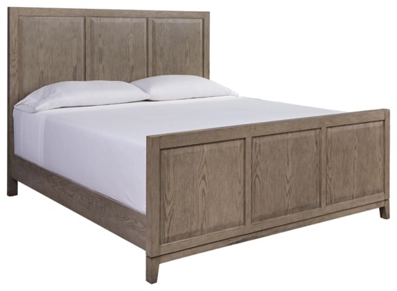 Signature Design by Ashley® Chrestner 6-Piece Gray California King Panel Bed Set-1