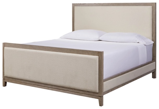 Signature Design by Ashley® Chrestner 2-Piece Gray Queen Upholstered Panel Bed Set-1