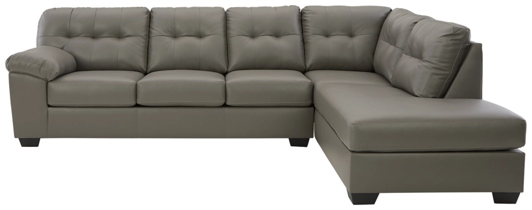 Signature Design by Ashley® Donlen 2-Piece Gray Living Room Set-1