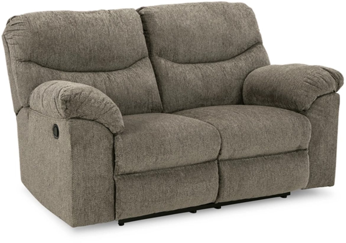Signature Design by Ashley® Alphons Putty Reclining Loveseat | Jarons ...