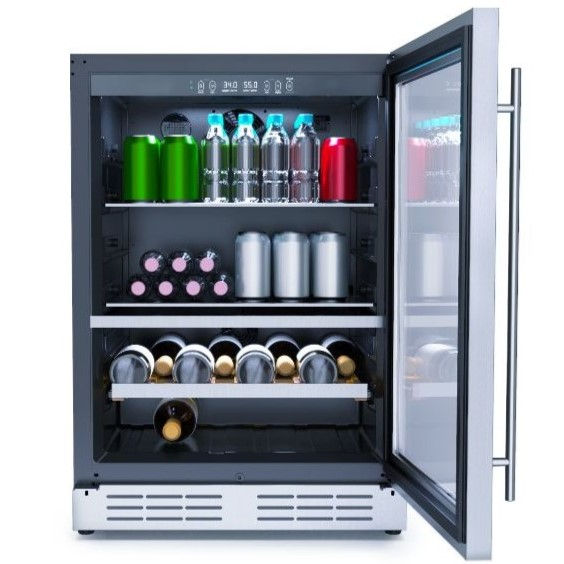 Yale Appliance Single Door Dual Zone Beverage & Wine Center | Yale ...