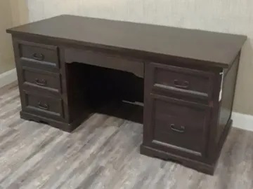 Annetta solid wood executive desk discount
