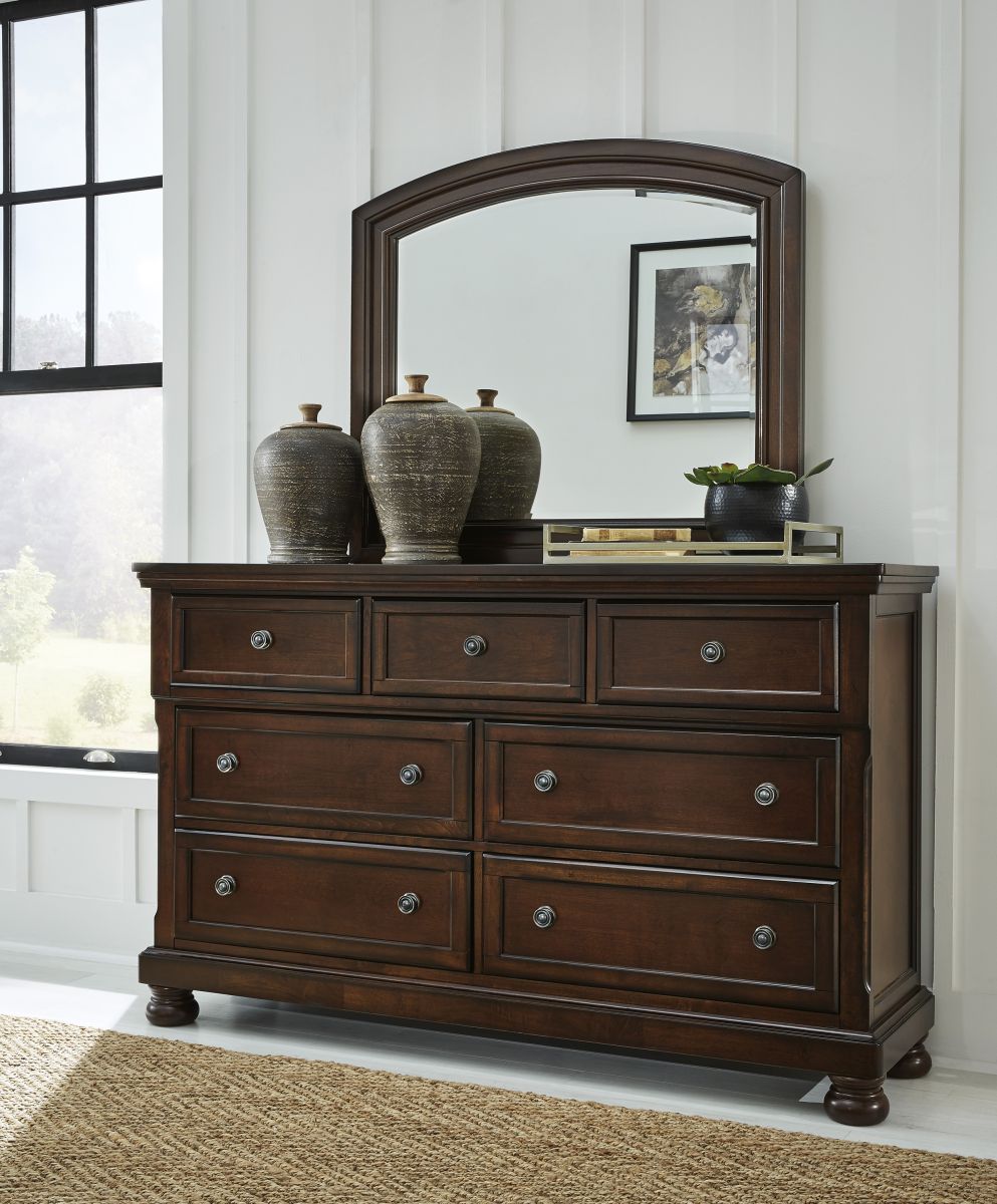 Rustic brown dresser discount