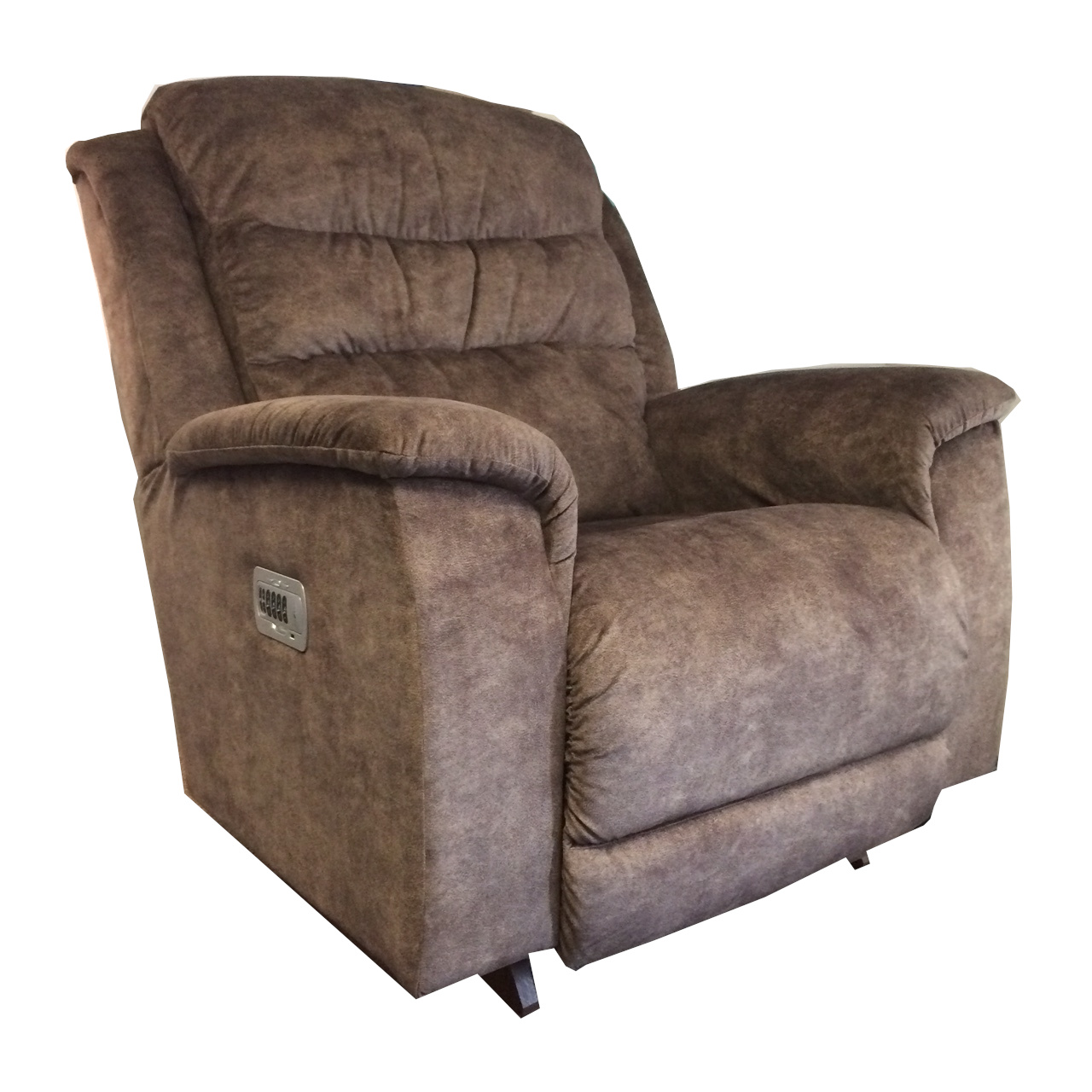 La Z Boy Redwood Power Recline XR Reclina Rocker with Power Headrest Power Lumbar Wireless Control Kubin s Furniture Mattress St. Louis Michigan