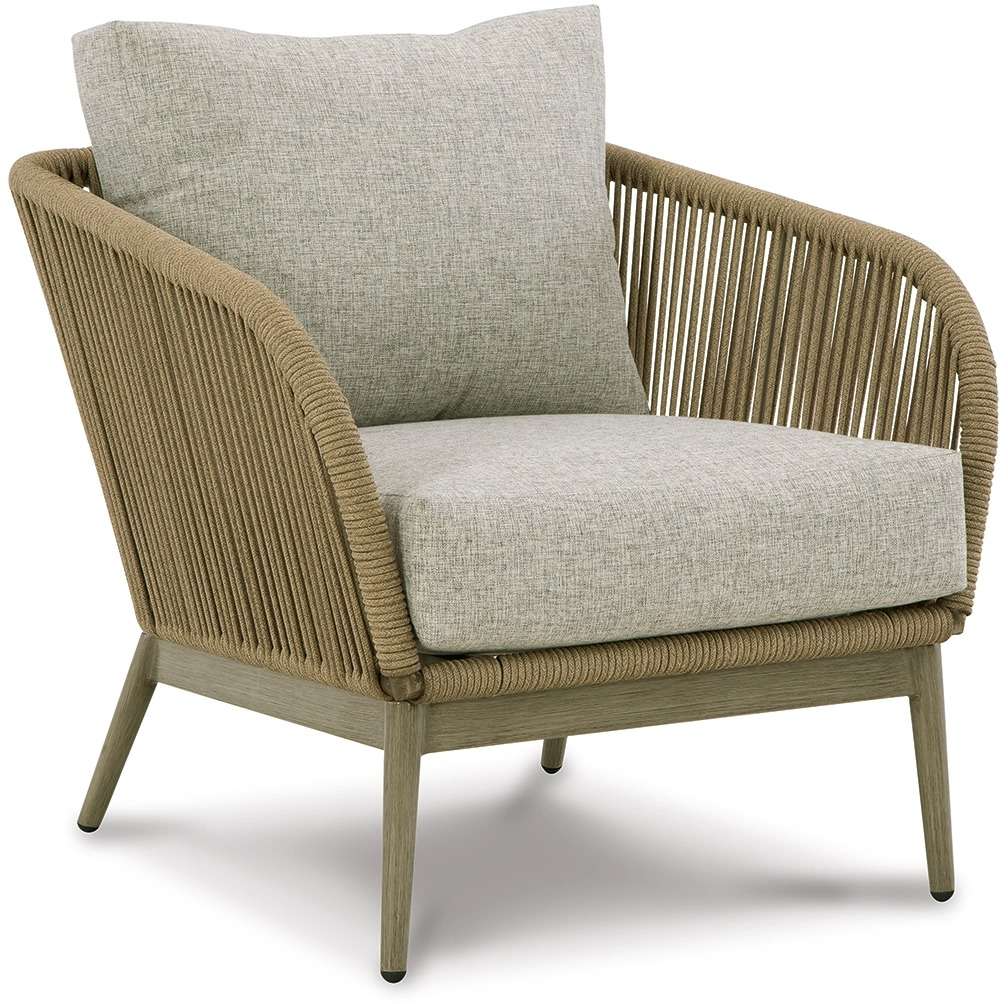 Signature Design by Ashley Swiss Valley Beige Lounge Chair with Cushion