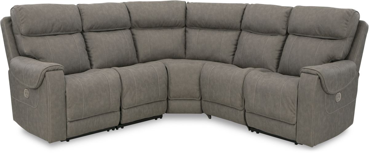 Signature Design by Ashley Starbot 5 Piece Fossil Power Reclining Sectional Sofa Set Pruitt s Fine Furniture Phoenix Prescott Valley AZ