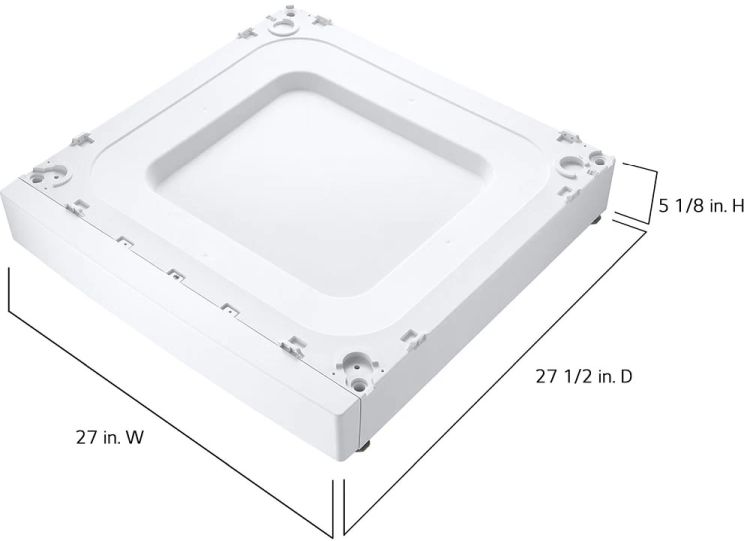 LG 27" White Pedestal -3