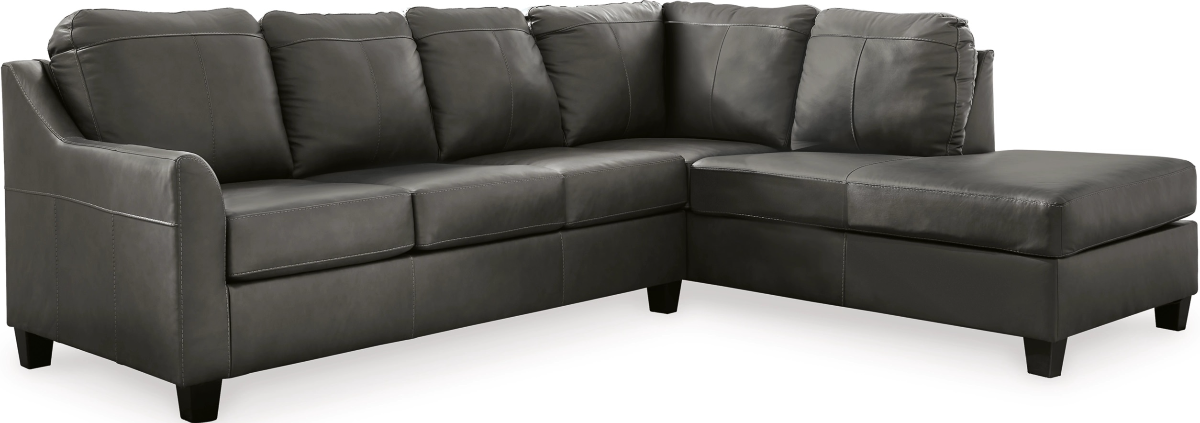 Valderno 2 Piece Sectional with Chaise - Fog Valderno 2 Piece Sectional with Chaise - Fog