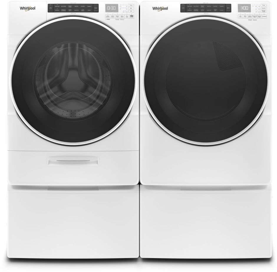 Whirlpool White Front Load Laundry Pair