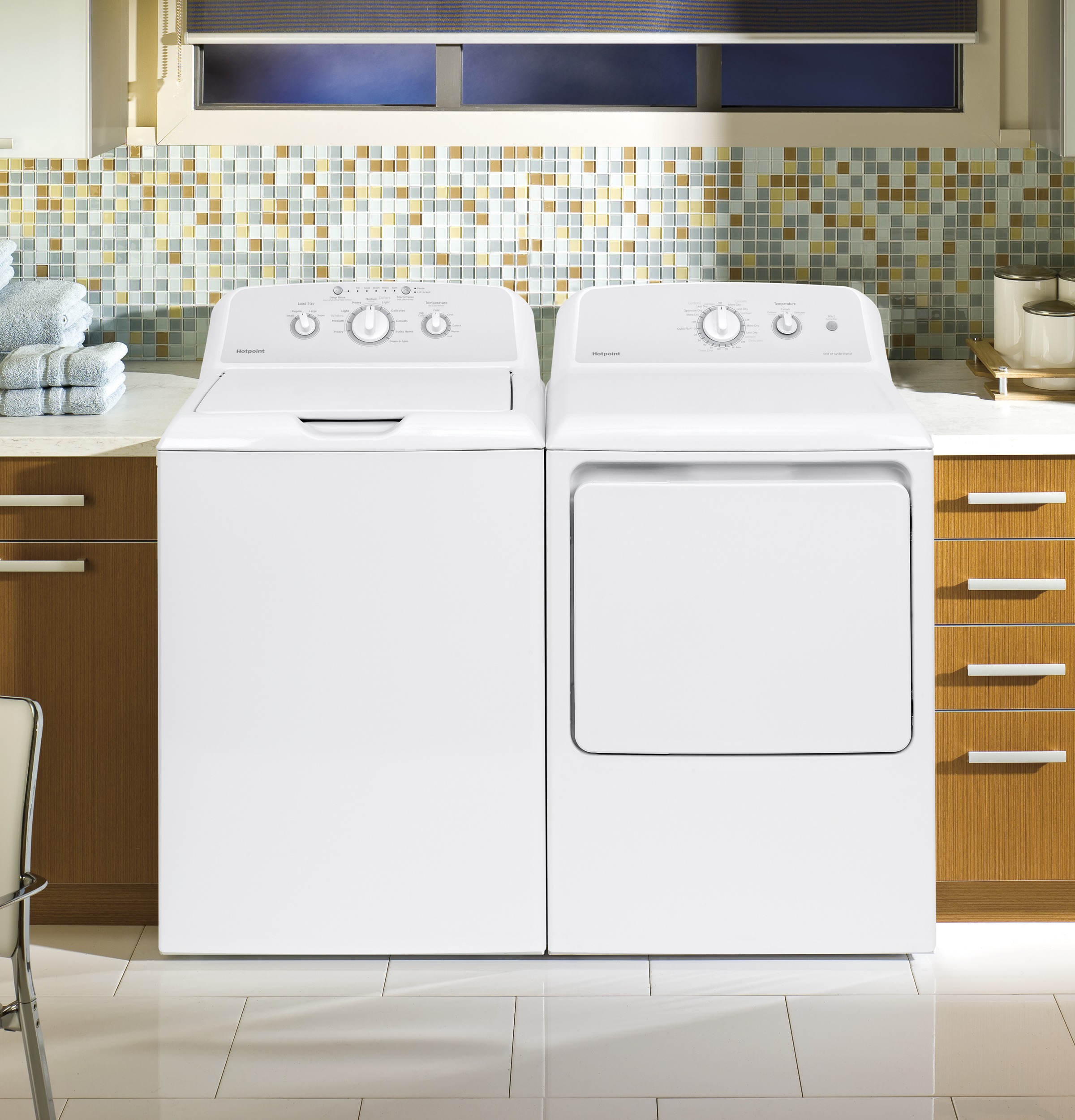 Hotpoint® 6.2 Cu. Ft. White Front Load Electric Dryer
