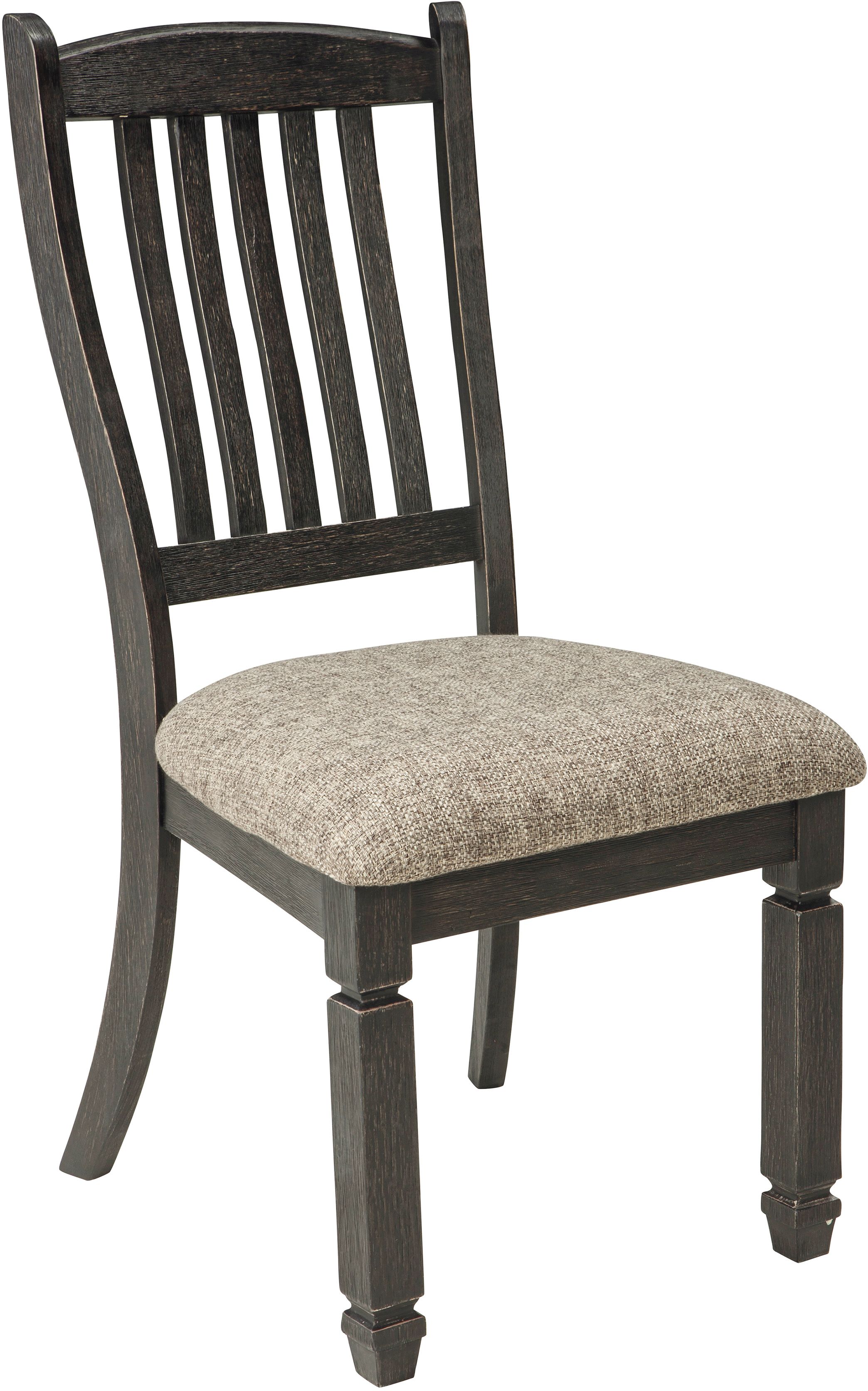 Tyler Creek Side Chair - Black/Grey - (D736-01)