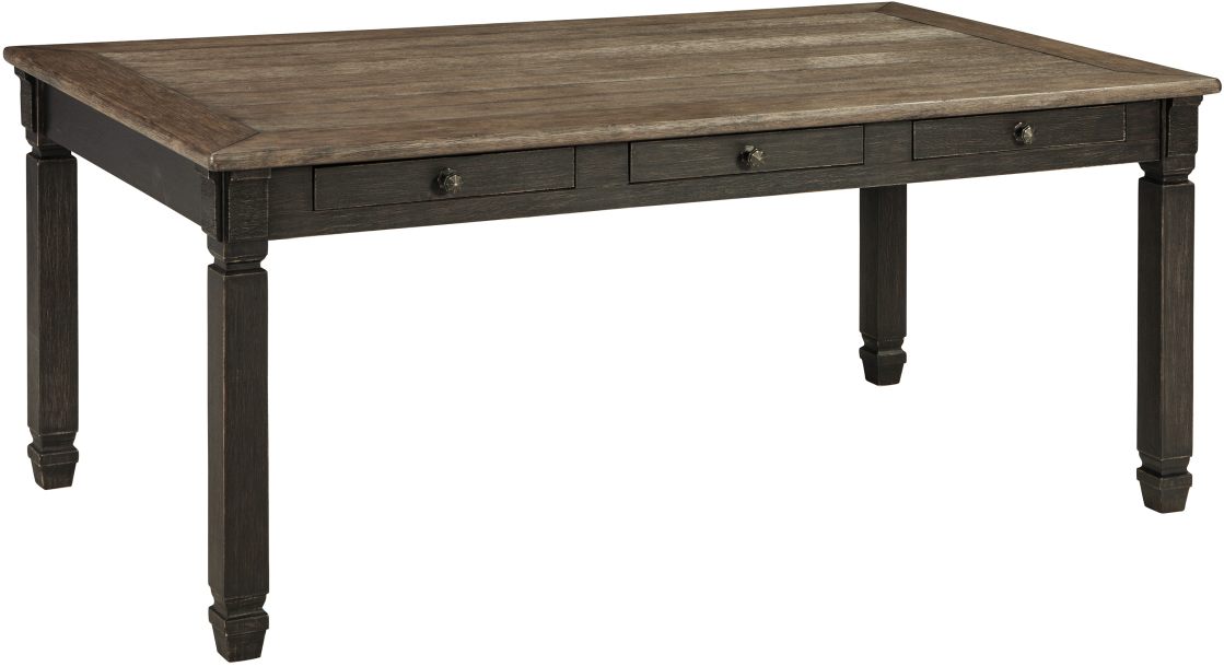 Tyler Creek Dining Bench - Black/Grey - (D736-00)