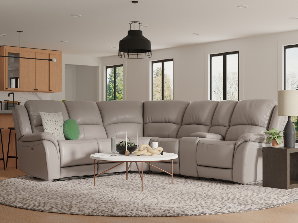 6 piece reclining sectional sofa sale