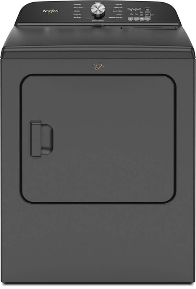 Whirlpool® 7.0 Cu. Ft. Volcano Black Front Load Electric Dryer
