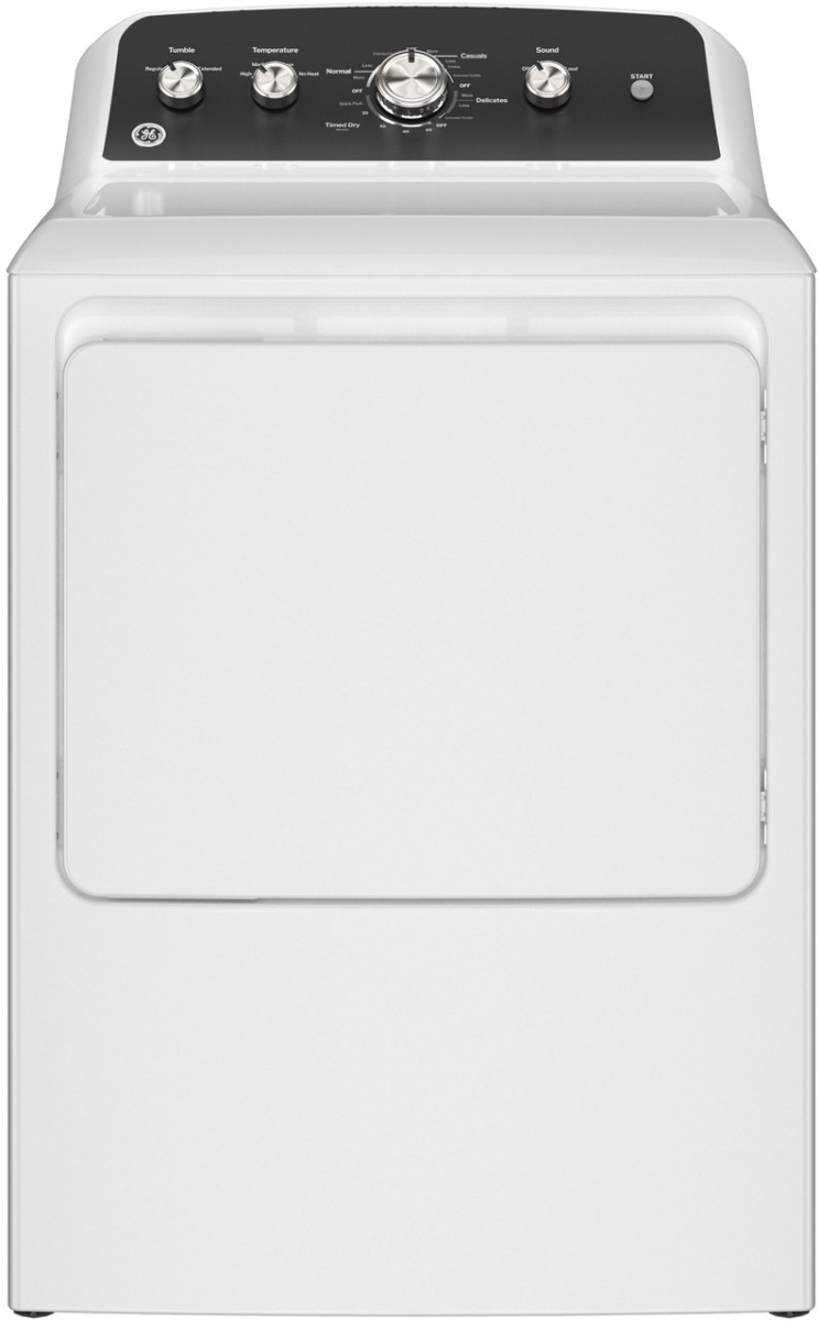 GE® 7.2 Cu. Ft. White Electric Dryer Lane's Appliance Sales & Service