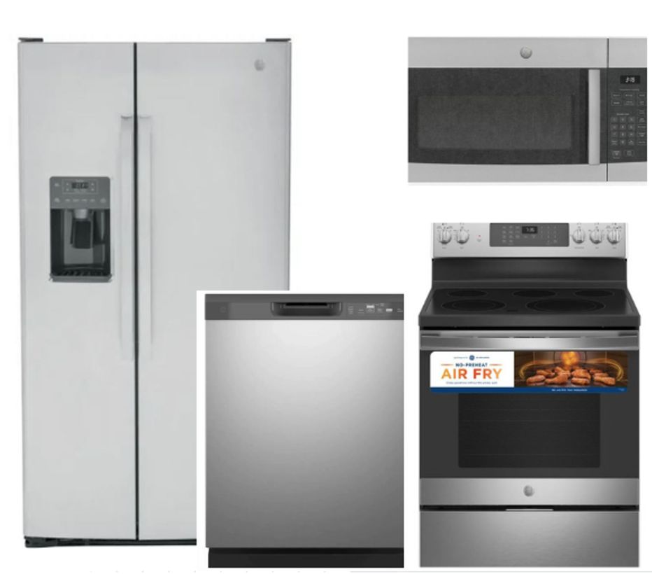 GE 4 Piece Kitchen Package