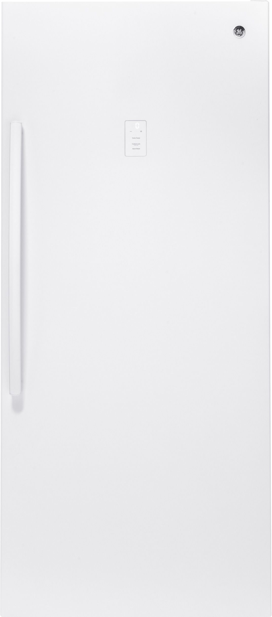 GE® 21.3 Cu. Ft. White Upright Freezer Baldwin's Appliance & Mattress