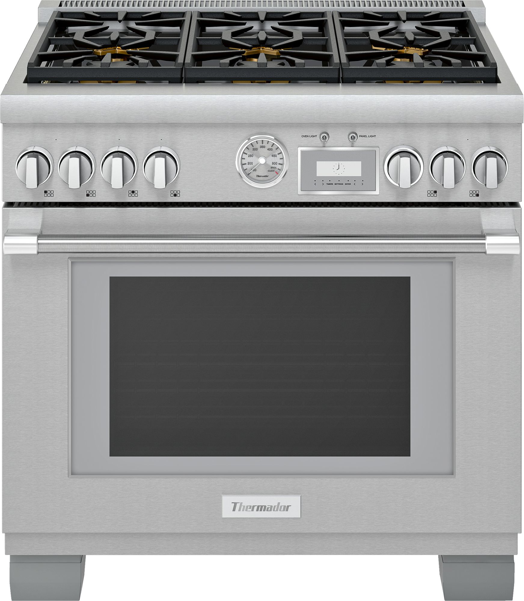 Thermador® Pro Grand® 36" Stainless Steel Pro Style Dual Fuel Natural Gas Range