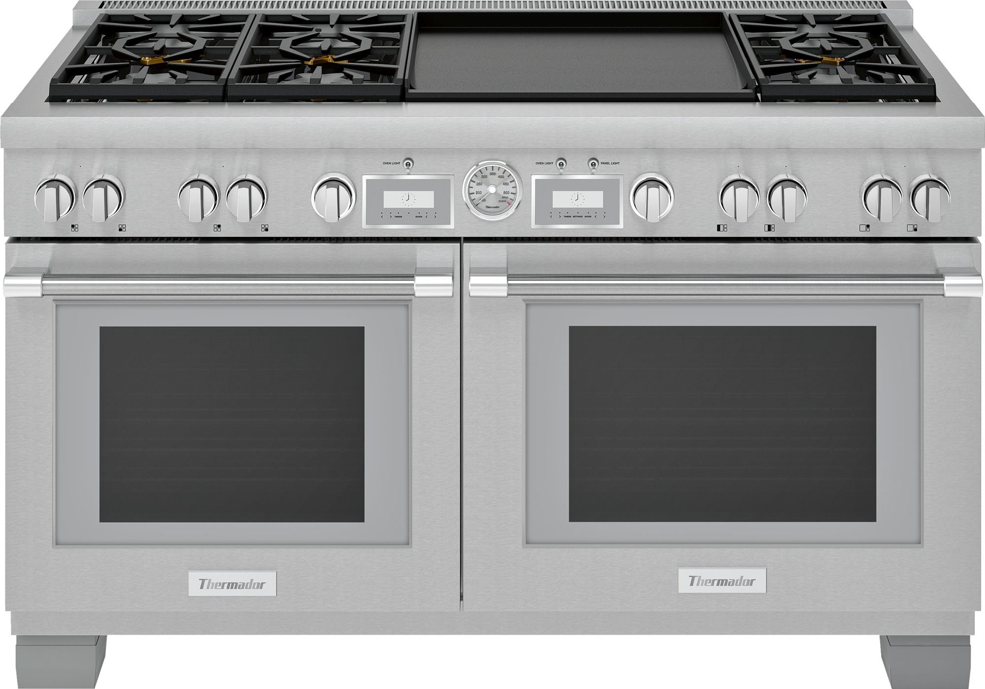 Thermador® Pro Grand® 60" Stainless Steel Pro Style Dual Fuel Natural Gas Range