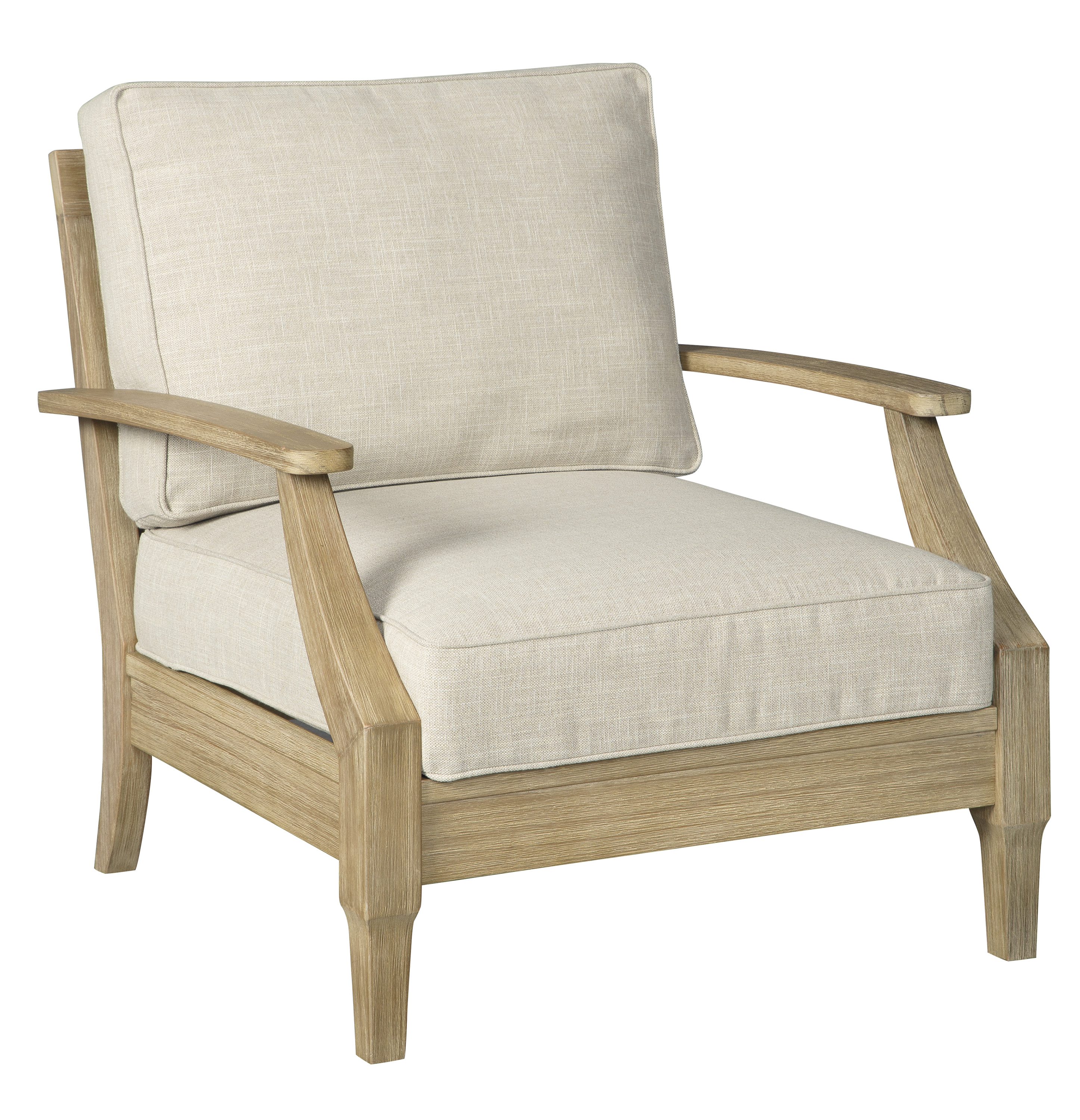 Signature Design by Ashley Clare View Beige Lounge Chair with Cushion Miskelly Furniture