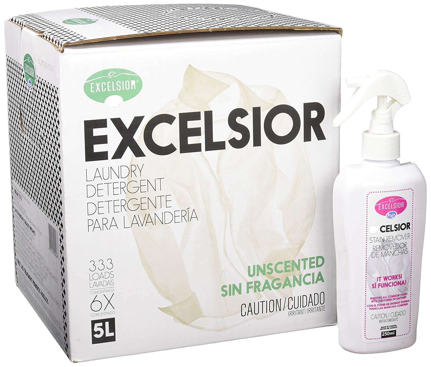 Excelsior HE Fragrance Free 333 Load Laundry Detergent 5L DET2 Village Home Stores
