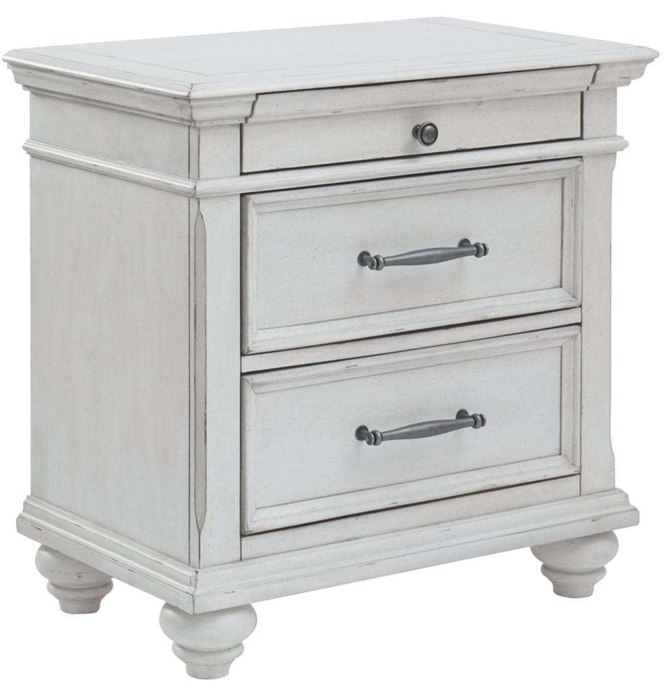 Kanwyn Nightstand - Whitewash Kanwyn Nightstand - Whitewash