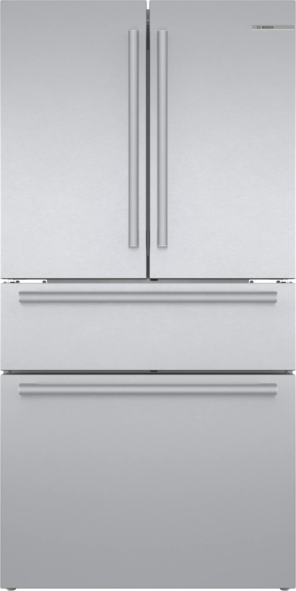 Bosch® 800 Series 20.5 Cu. Ft. Stainless Steel Counter Depth French ...