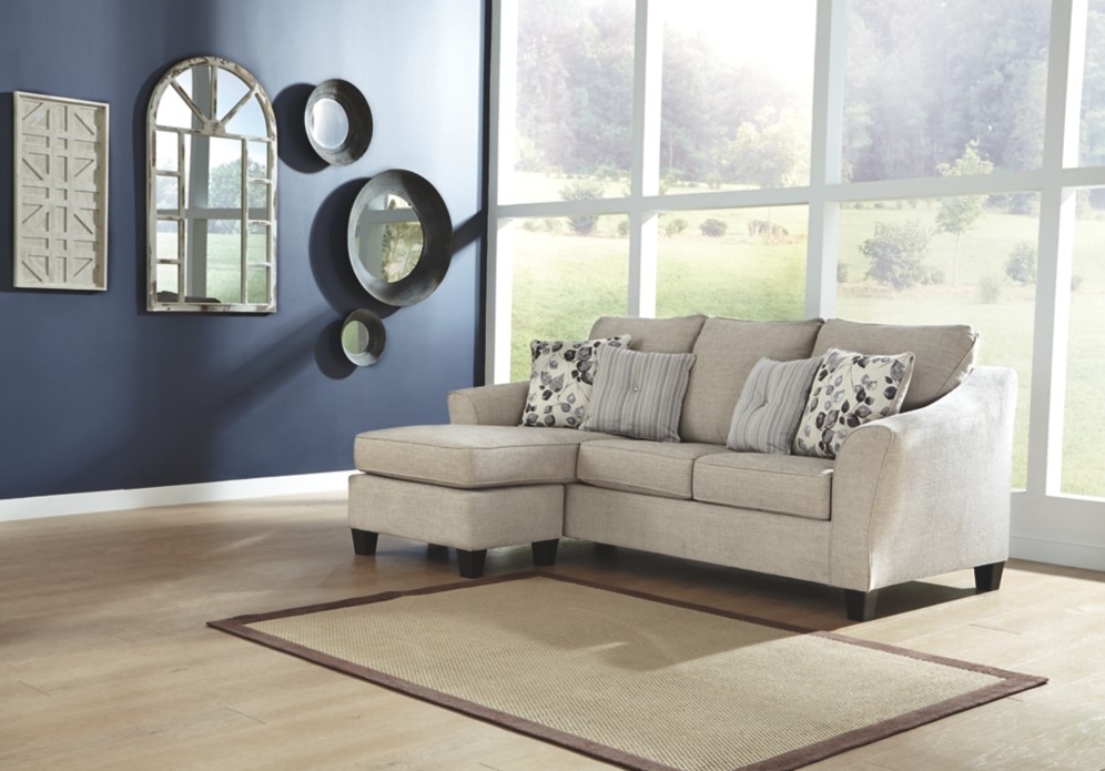 Benchcraft abney sofa chaise queen sleeper 4970168 discount