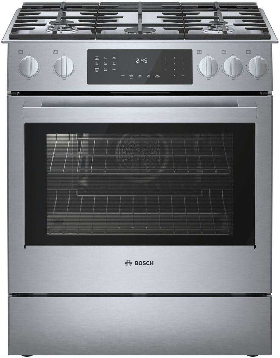 Bosch Benchmark® 30" Stainless Steel Slide In Gas Range