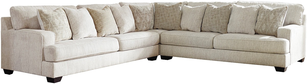 Signature Design by Ashley Rawcliffe 3 Piece Parchment Sectional Pruitt s Fine Furniture Phoenix Prescott Valley AZ
