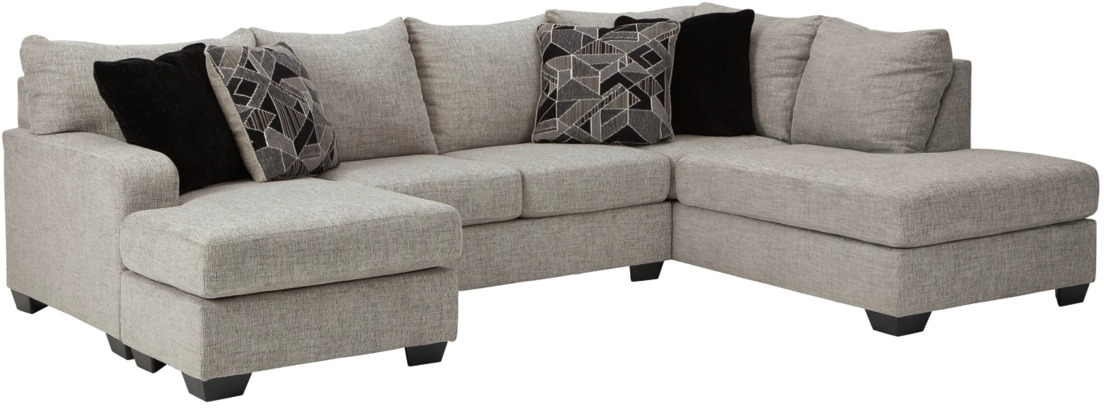 Benchcraft megginson storm laf chaise end sectional stores discount