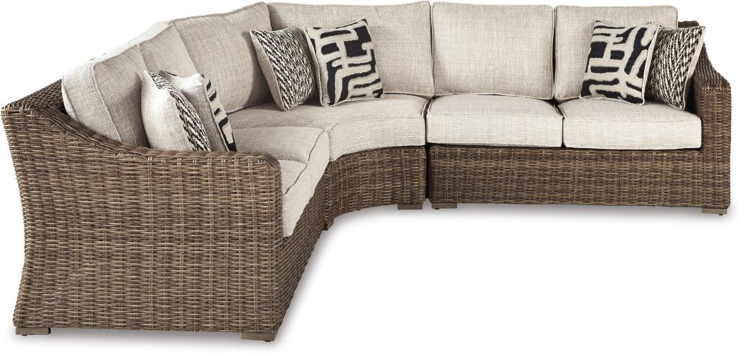 Beachcroft 4 Piece Outdoor Seating - Beige
