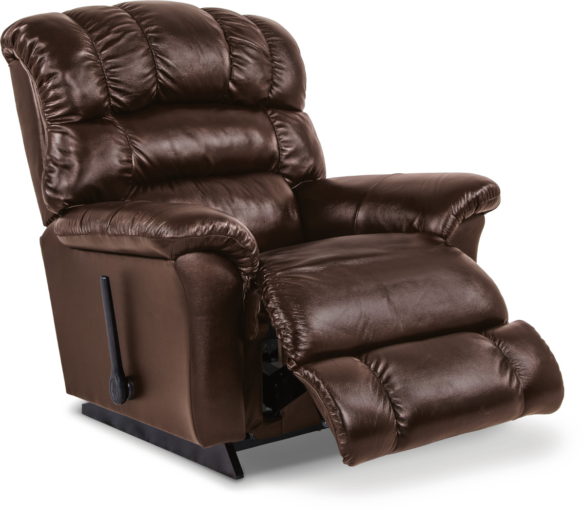 La Z Boy Randell Leather Reclina Rocker Recliner Kubin s Furniture Mattress St. Louis Michigan