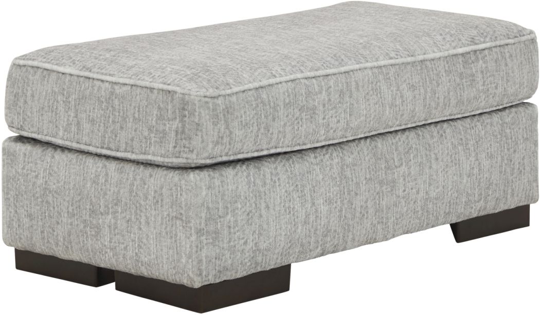 Benchcraft Mercado Pewter Ottoman