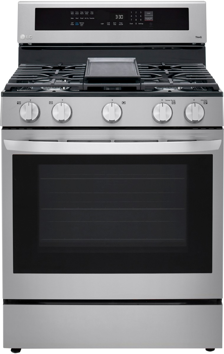 LG 30" Free Standing Gas Convection Smart Range with Air Fry Ellis