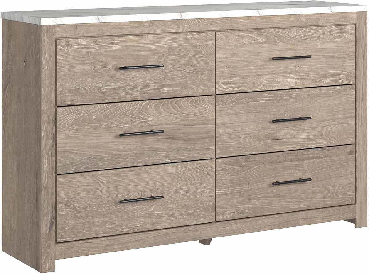 Senniberg Dresser - Light Brown/White