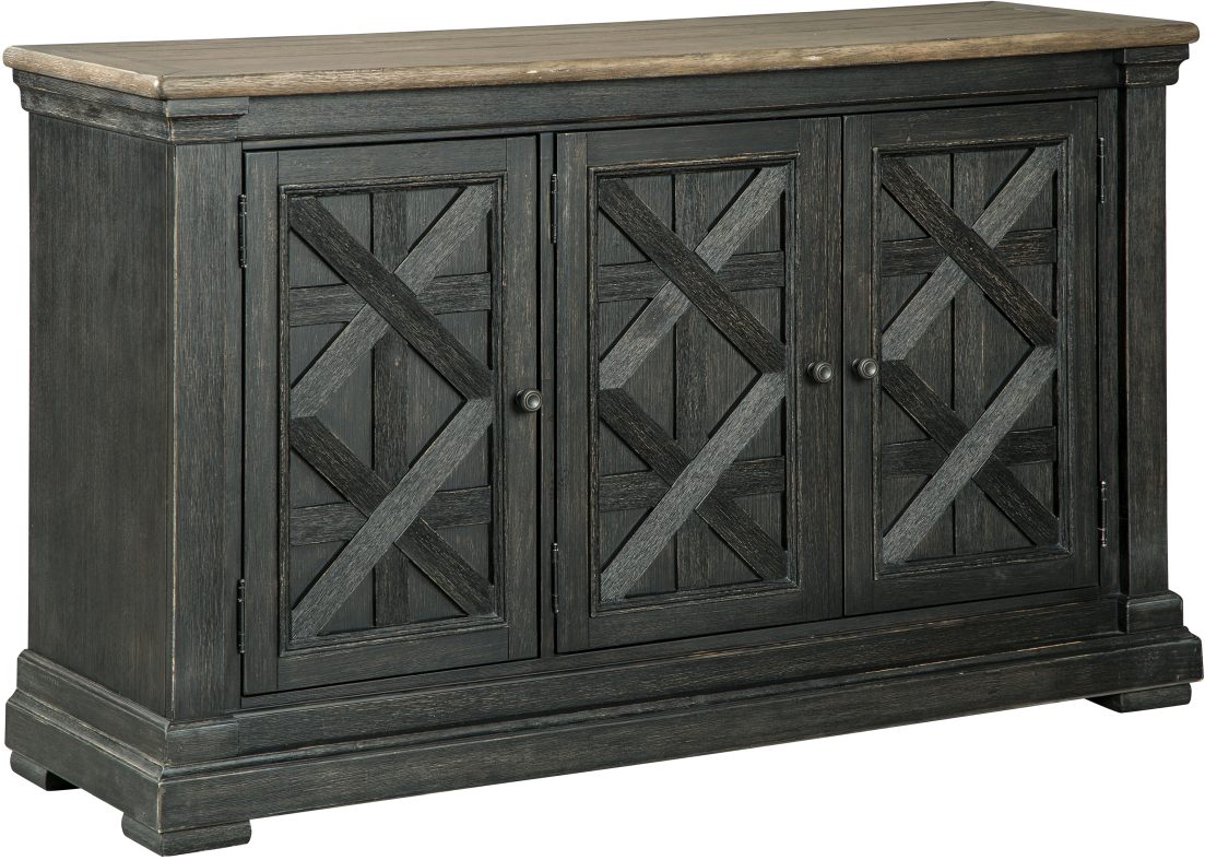 Tyler Creek Dining Server - Black/Grey - (D736-60)