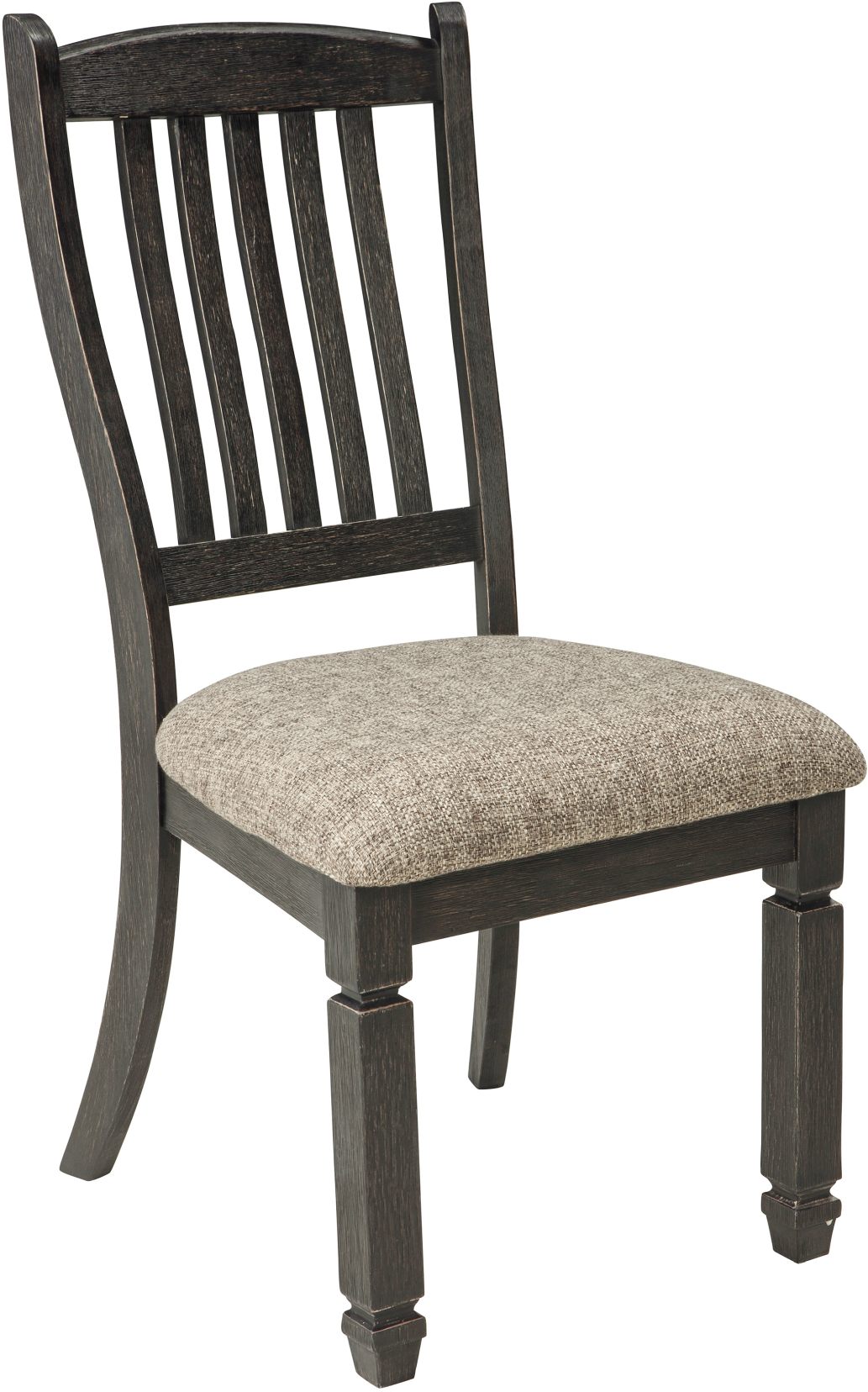 Tyler Creek Side Chair - Black/Grey - (D736-01)