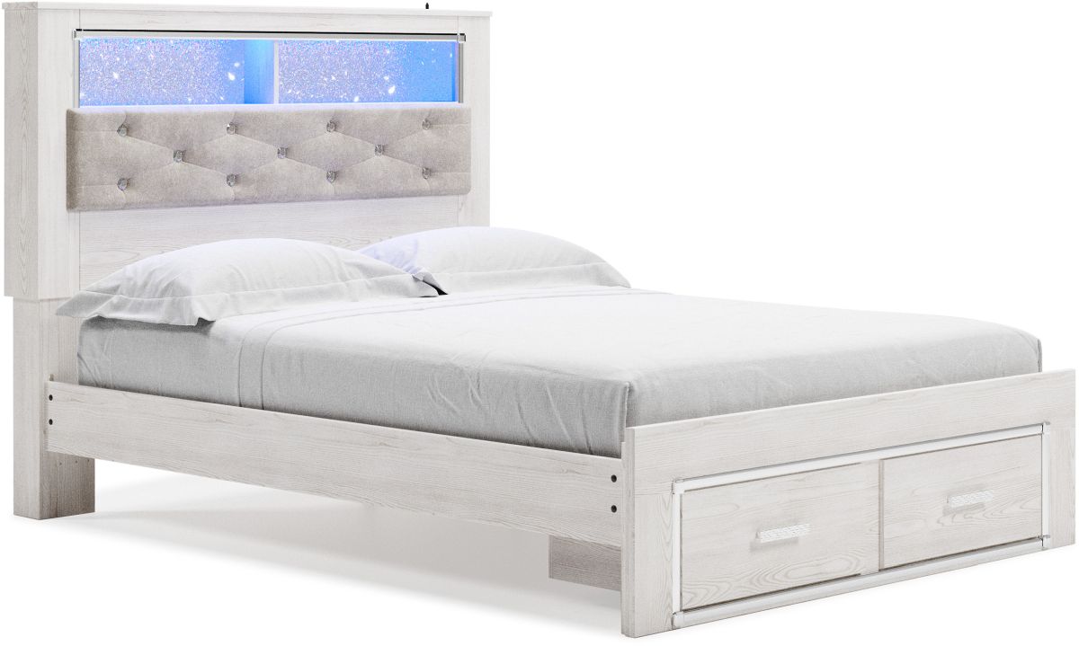 Altyra Storage Bed - White Altyra Storage Bed - White