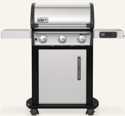 Weber® Spirit SX-315 50" Stainless Steel Liquid Propane Freestanding Smart Grill-0