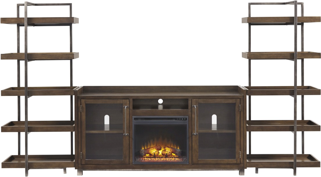 Starmore Entertainment Unit - Brown/Gunmetal Starmore Entertainment Unit - Brown/Gunmetal