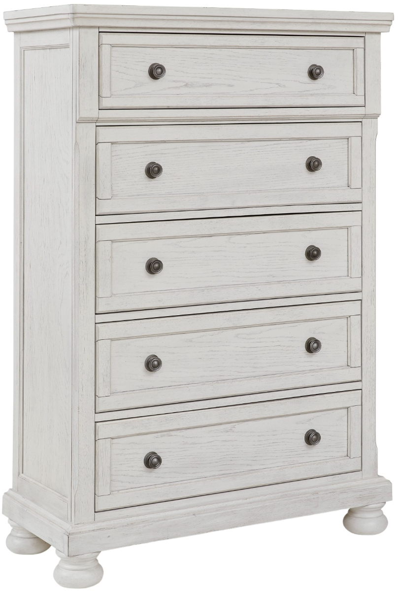 Signature Design by Ashley Robbinsdale Antique White 58 Chest of Drawers Pruitt s Fine Furniture Phoenix Prescott Valley AZ