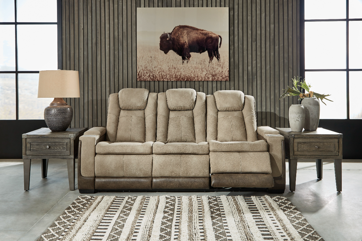 Signature Design by Ashley Next-Gen DuraPella Sand Power Reclining Sofa