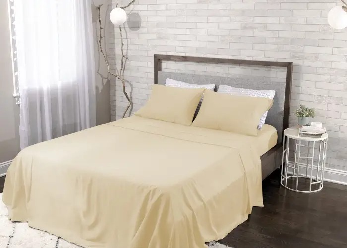 BEDGEAR® Hyper-Cotton™ Champagne Split California King Sheet Set-4