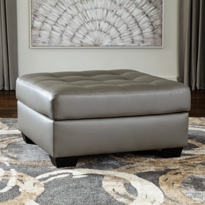 Signature Design by Ashley® Donlen Gray Oversized Accent Ottoman-3