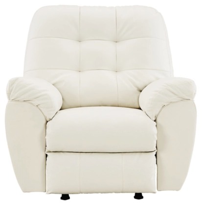 Signature Design by Ashley® Donlen White Recliner-3