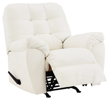 Signature Design by Ashley® Donlen White Recliner-2