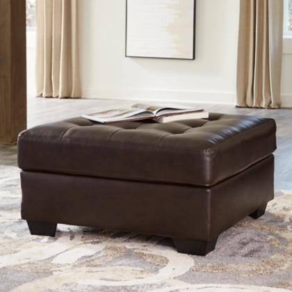 Signature Design by Ashley® Donlen Chocolate Oversized Accent Ottoman-1