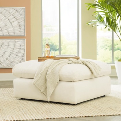 Signature Design by Ashley® Next-Gen Gaucho Chalk Oversized Accent Ottoman-1