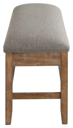 Signature Design by Ashley® Aleeda Brown/Gray Counter Height Dining Bench-3